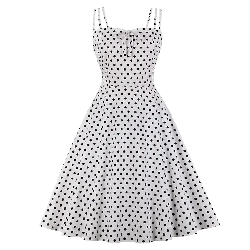 2020 Spring Dress - Slim Fit Polka Dot Cami Dress