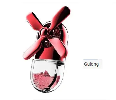 Car Air Vent Perfume Fan with Lasting Fragrance Decor