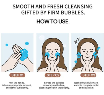 Golden Snail Intensive Cleansing Foam Concentrated Moisture Booster Skin Care Made in Korea