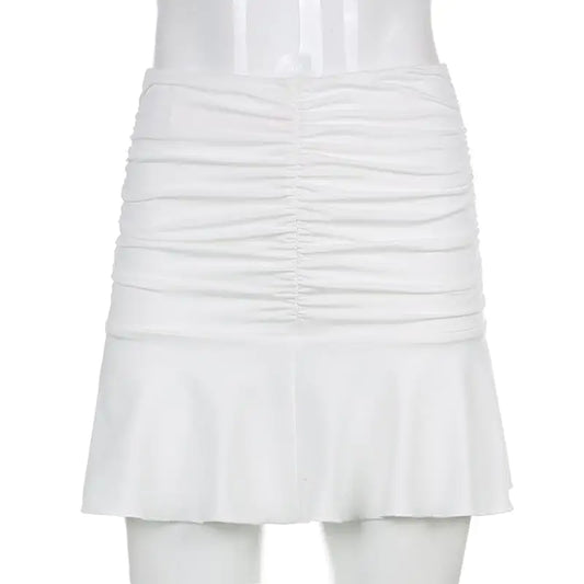 Women's Pleated Hip Skirt Suit