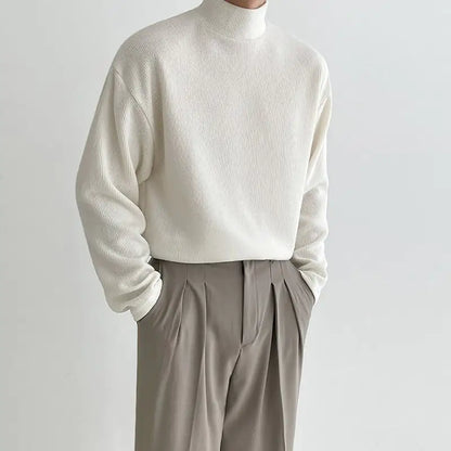Thickened Versatile Solid Cotton T-Shirt for Men