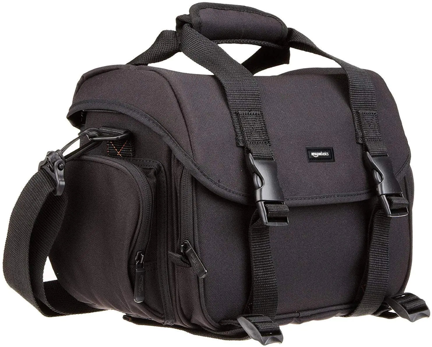 Amazon Basics Large DSLR Gadget Bag Black with Grey Interior