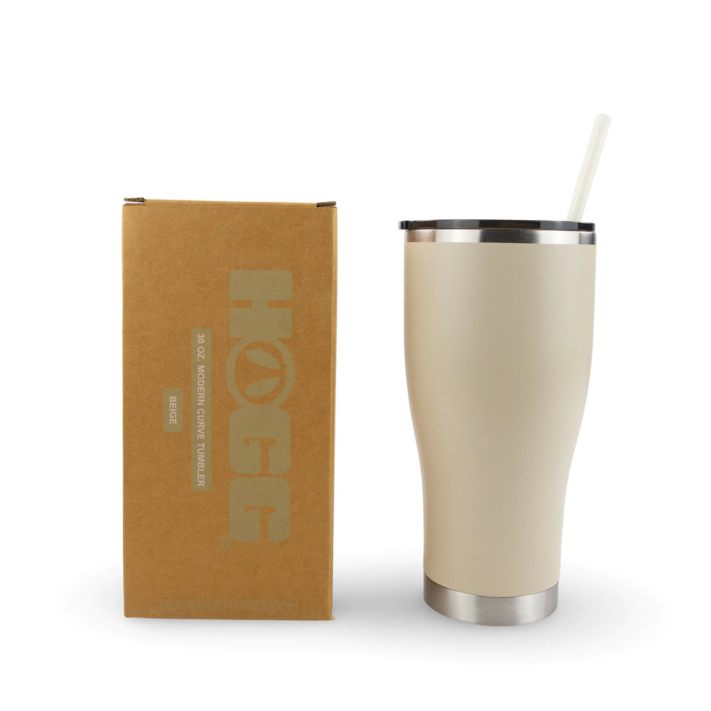 30oz POWDER COATED MODERN CURVE TUMBLER