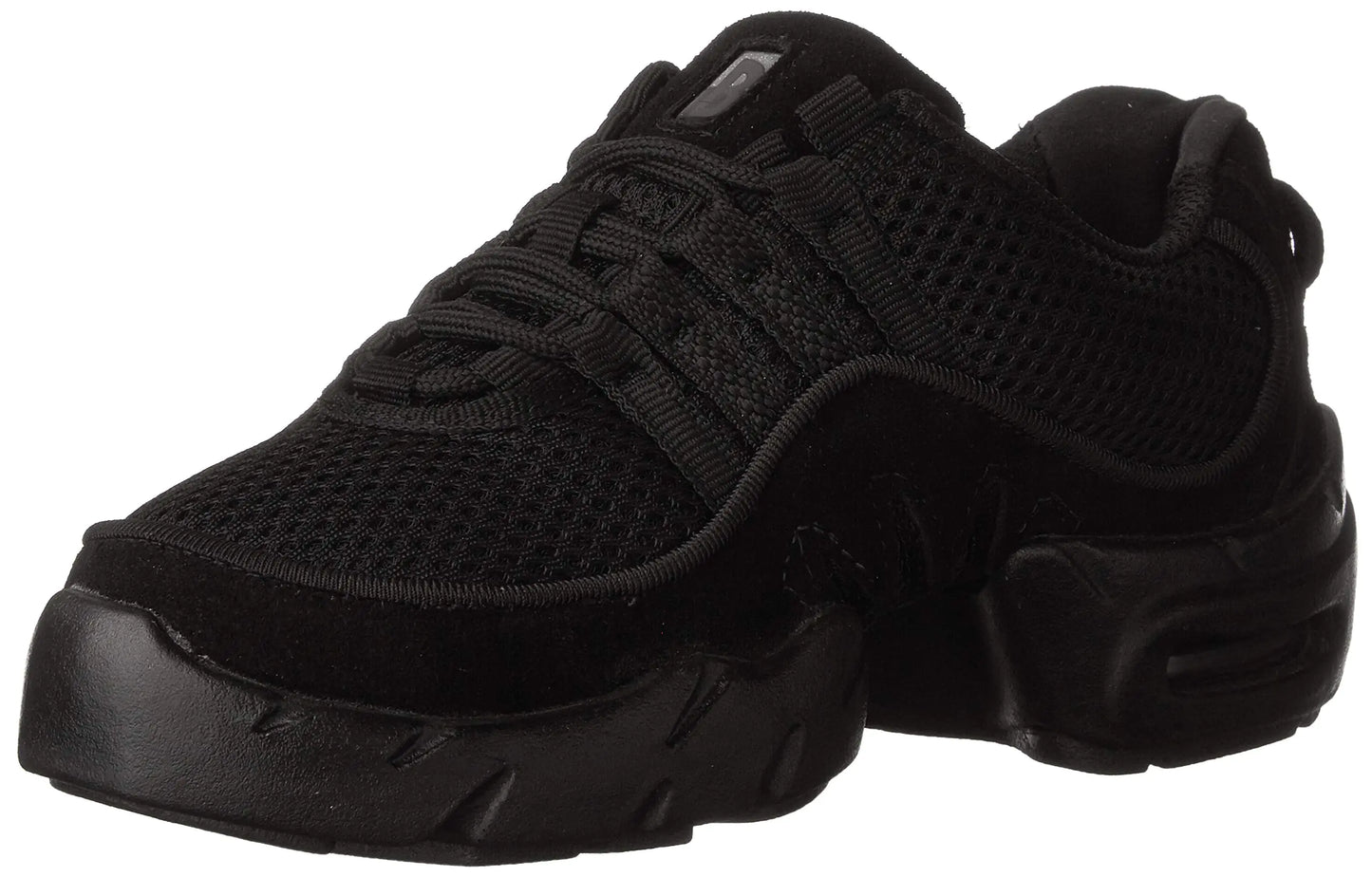 Bloch Womens Boost Mesh Sneaker Dance Shoe Black 6.5