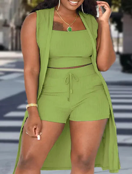 Sunken Stripe 3-Piece Suit