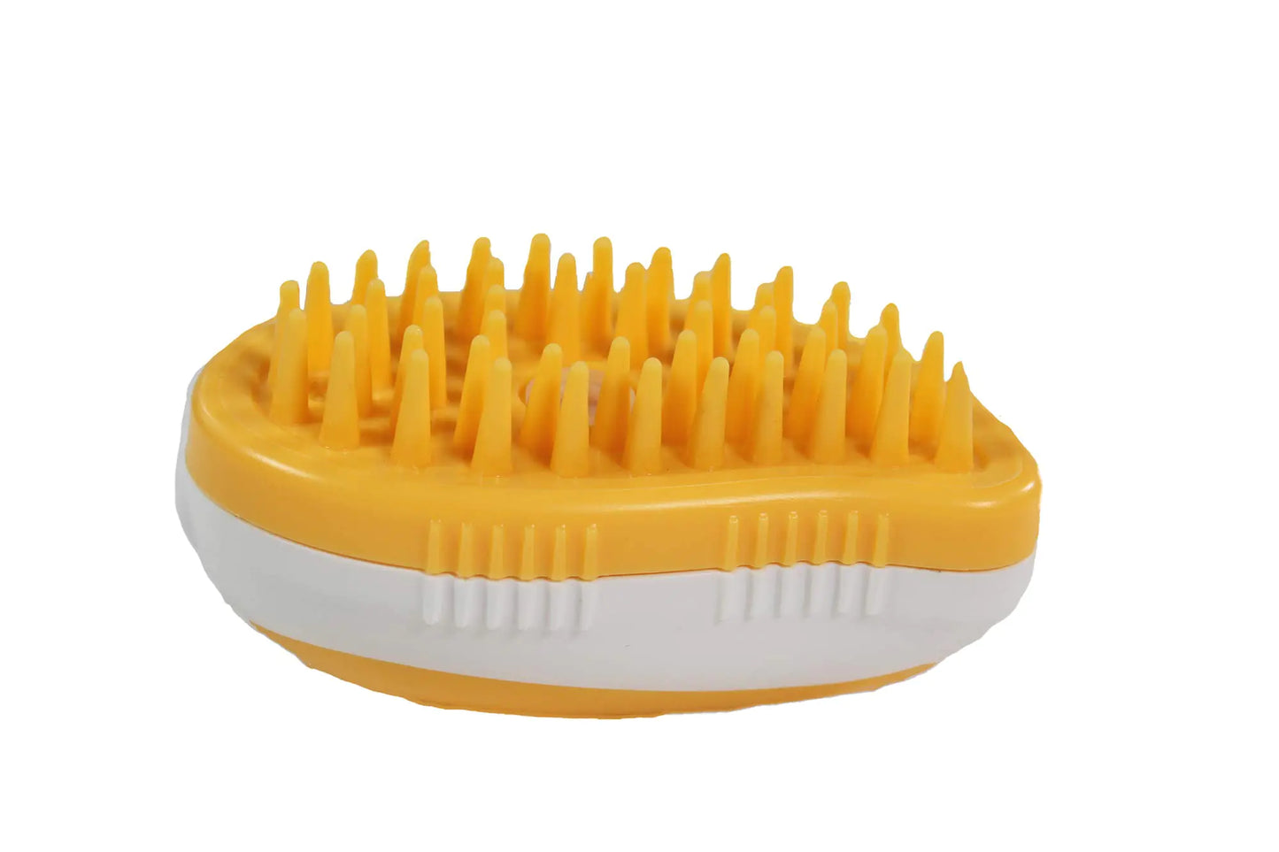 Penn-Plax 2 in 1 Shampoo Dispensing Pet Bath Brush – Soap Lather Scrub and Massage Your Dog or Cat – Safe for All Ages and Breeds