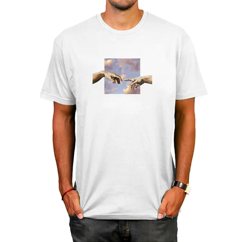 Adam's Hand Cotton T-Shirt - Street Fashion for Men