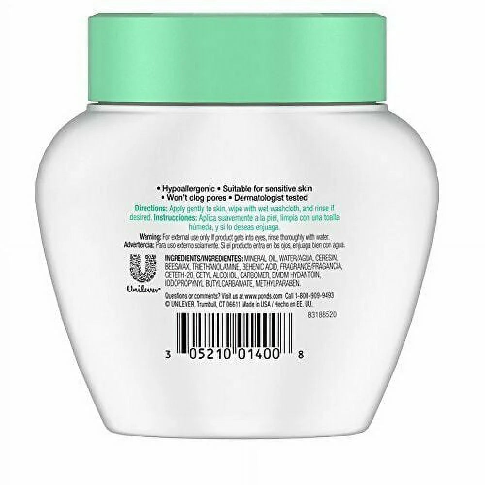 Cold Cream Skin Care Cleanser Deep Moisturize, Makeup Remover 6.1 Oz