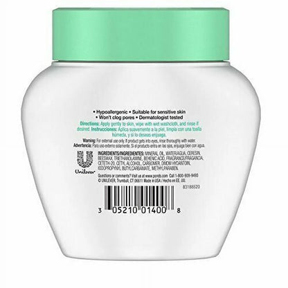 Cold Cream Skin Care Cleanser Deep Moisturize, Makeup Remover 6.1 Oz
