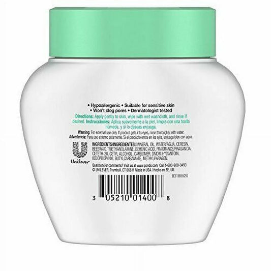 Cold Cream Skin Care Cleanser Deep Moisturize, Makeup Remover 6.1 Oz