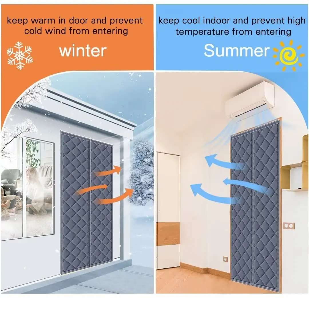 Winter Magnetic Door Curtain