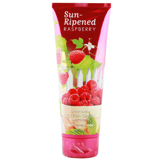Bath & Body Works Ultra Shea Body Cream Sun-Ripened Raspberry 8 Ounce