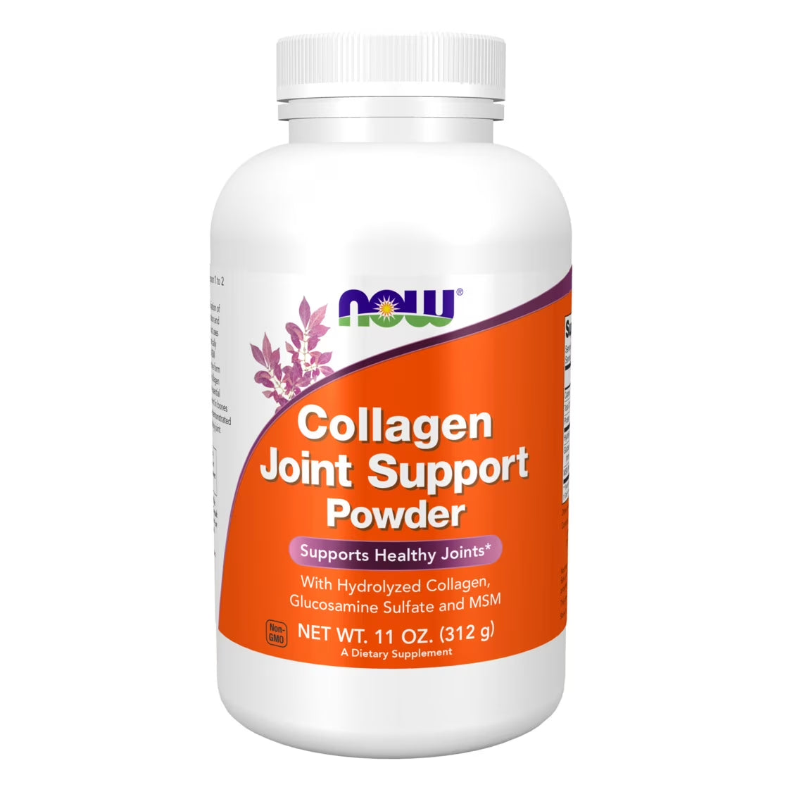 Supplements, Collagen Joint Support™ Powder with Beef Gelatin, Glucosamine Sulfate and MSM, 11-Ounce
