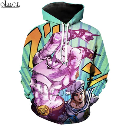 JoJo's Bizarre Adventure 3D Print Unisex Hoodie Tracksuit