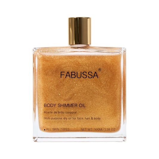 Body Shimmer Oil | Hydrating & Illuminating Highlighter for Face Body & Hair 3.38 Fl Oz