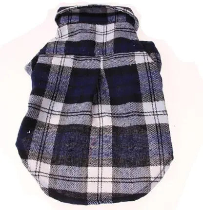 Pet Clothing, Pet Shirt, Checkered Shirt