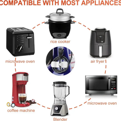6pcs Cord Organizer for Kitchen Appliances and Accessories