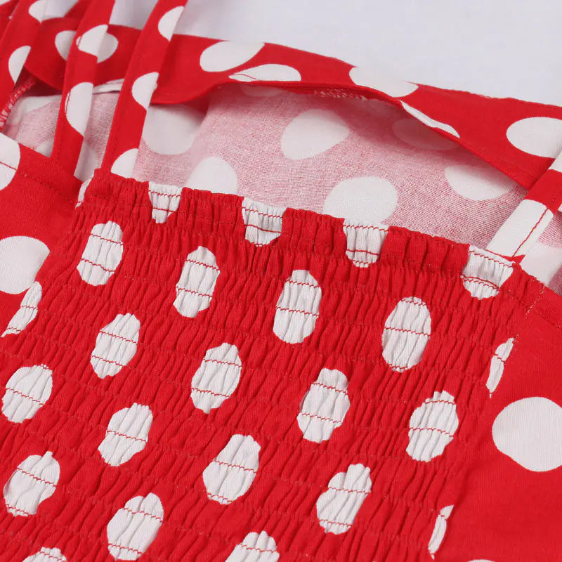 2020 Spring Dress - Slim Fit Polka Dot Cami Dress