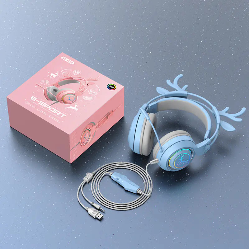 Wired PS5 Headset for Computer and Mobile Gaming