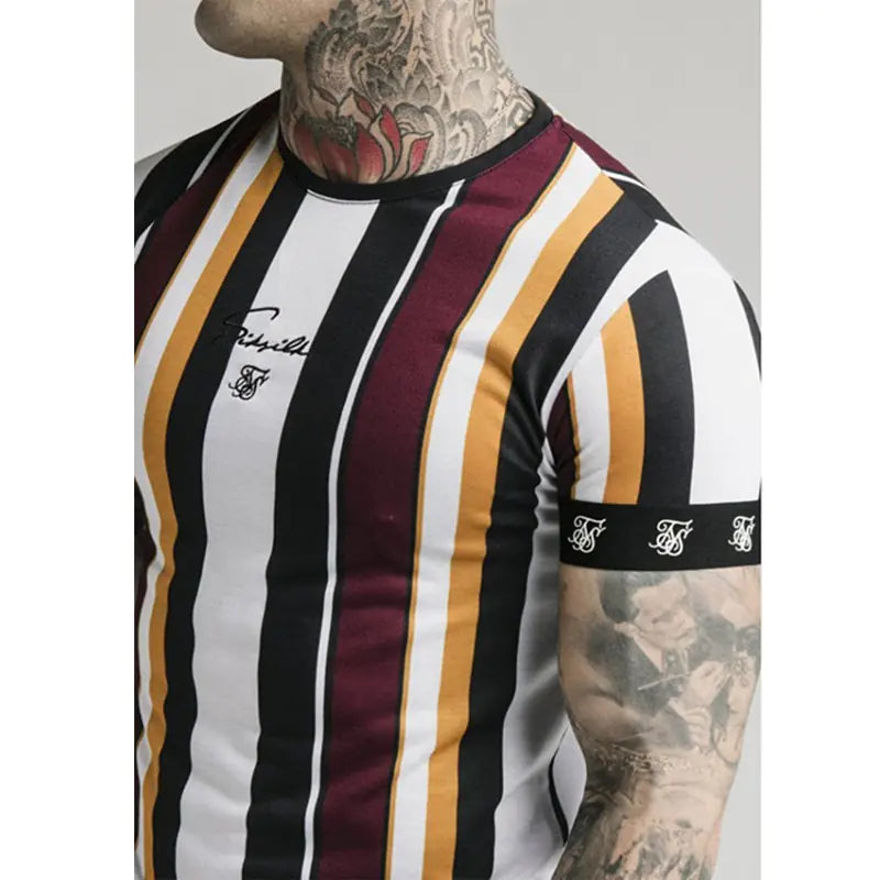 Summer Fitness Short Sleeve Running T-Shirt for Men