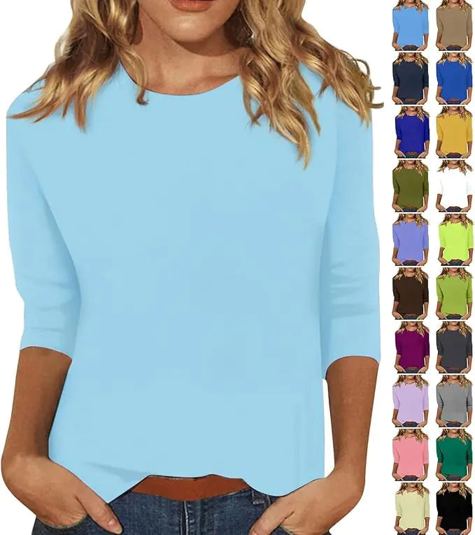 Women Casual Striped Sweatshirt Trendy 2024 Fall Pullover Tops Long Sleeve Crewneck Shirts Oversized t Shirts Clothes Outfit
