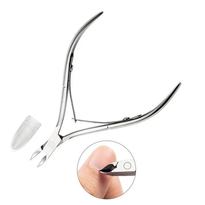 Silver Steel Cuticle Nipper Manicure Pedicure Kit