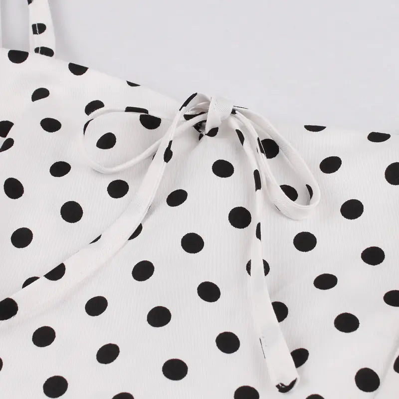 2020 Spring Dress - Slim Fit Polka Dot Cami Dress