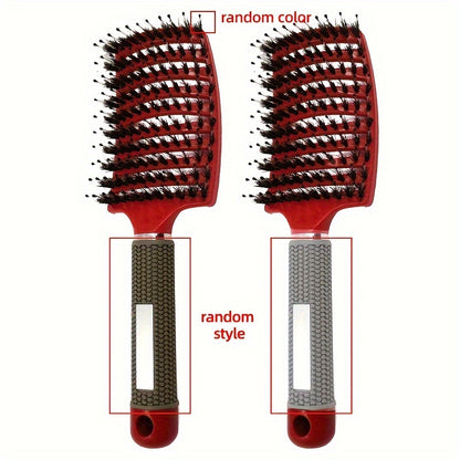 1pc Magic Scalp Massage Hair Brush for Women - Professional Detangling Tool for Wet Curly Hair - Hairdressing Tool, Detangling Brush, Ergonomic Handle, Durable Bristles, Salon Professionals, Styling Accessory, Sleek Design, S