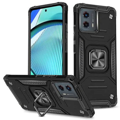 ExtremeCases for Motorola Moto G Power 5G 2024 XT2415V Robust Kickstand Cover Phone Case + Extreme Band + Stylus Pen + Pry Tool (Black)