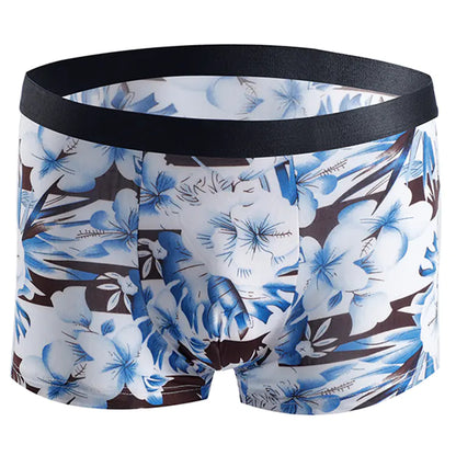 Men's Breathable Boxer Shorts with Fashion Print