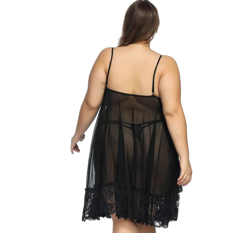 Plus Size Women's Sleep Dress and Lingerie Nightwear