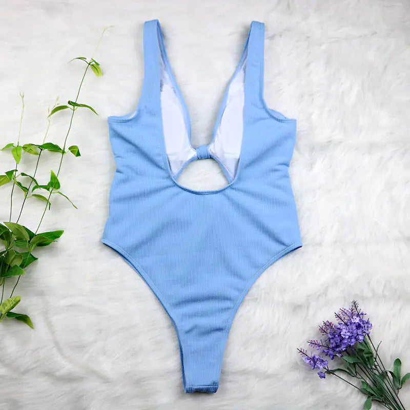 2020 Trending Hollow Backless One-Piece Swimsuit