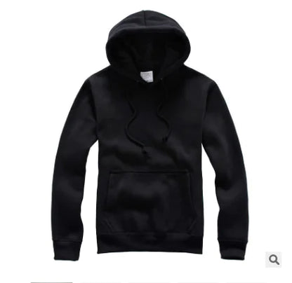 Cotton Pullover Hoodie with Hood