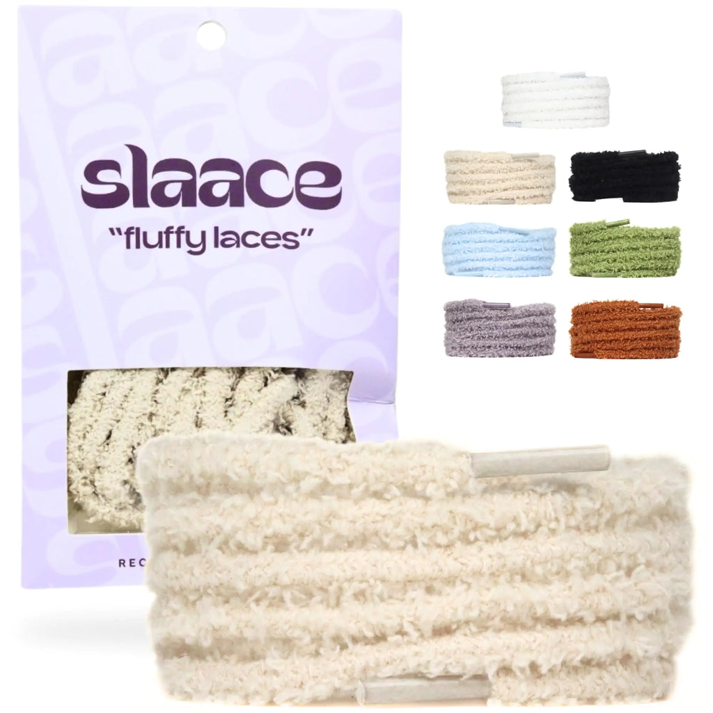 9/32" Puffy Shoe Laces - Trendy Colors - Fluffy Shoe Laces Fuzzy Laces Fuzzy Shoe Laces Fun Shoe Laces