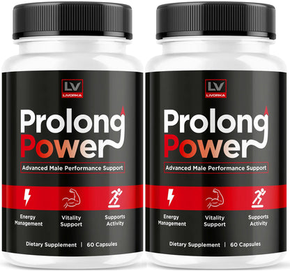 (2 Pack) Prolong Power Pills for Men Prolong Power Prolong Power Capsules Prolong Power Supplement ProlongPower Capsules for Men Prolong Power Original Pills Review 120 Pills for 2 Months