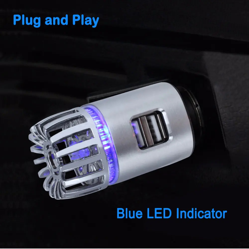 Car Ionizer Air Purifier with Charger