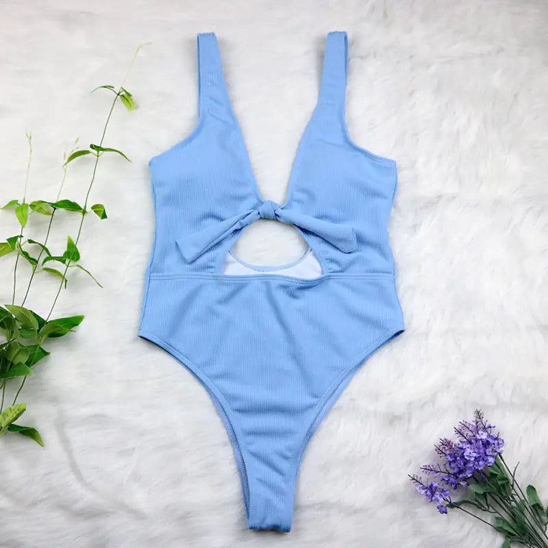 2020 Trending Hollow Backless One-Piece Swimsuit