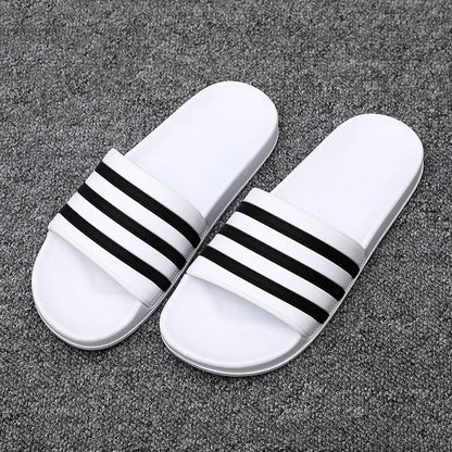 Striped Home Slippers