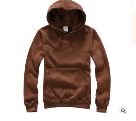 Cotton Pullover Hoodie with Hood