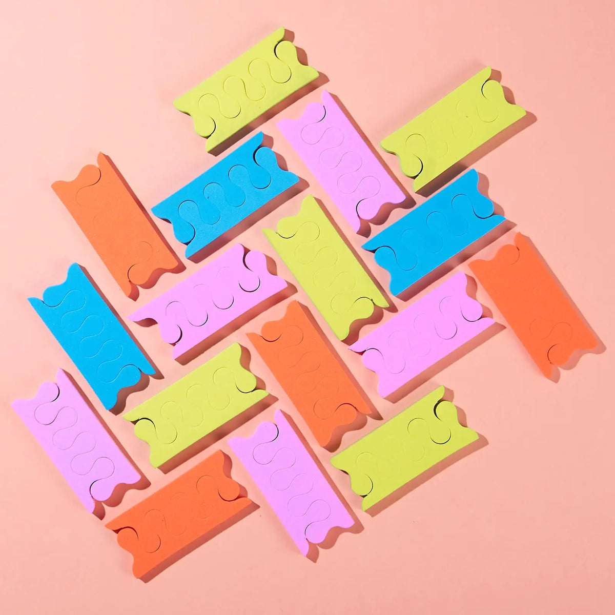 NOVAL Toe Separator Pedicure Toe Separators Foam Bulk200 PCS (100 Pairs) Toe Separators Pedicure for Nail Polish Nail Salonfor Women & Girls