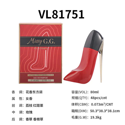 Vvlove Women's High Heels and Floral Perfume Wholesale