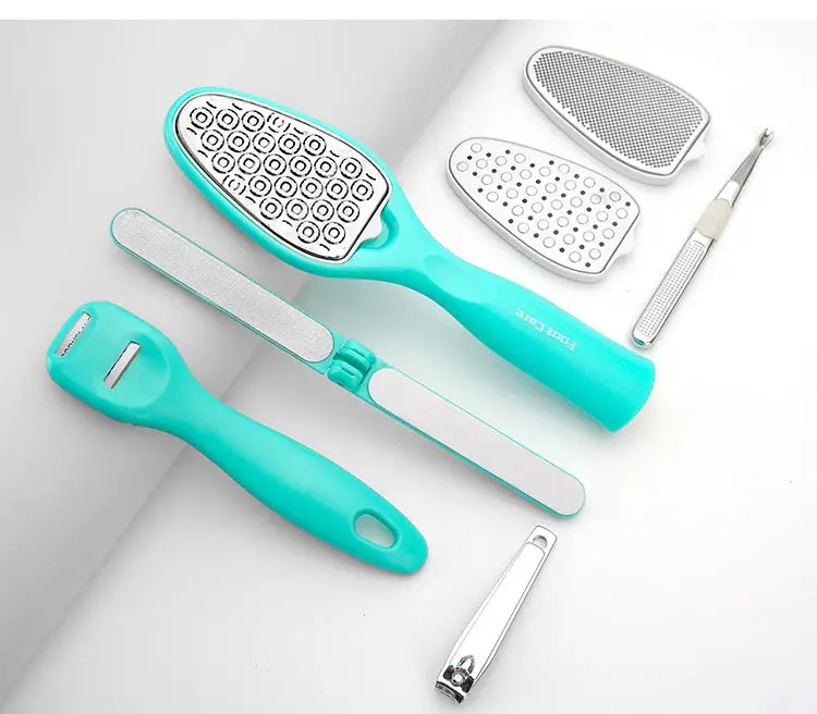 8-in-1 Pedicure Kit with Foot Files and Callus Remover