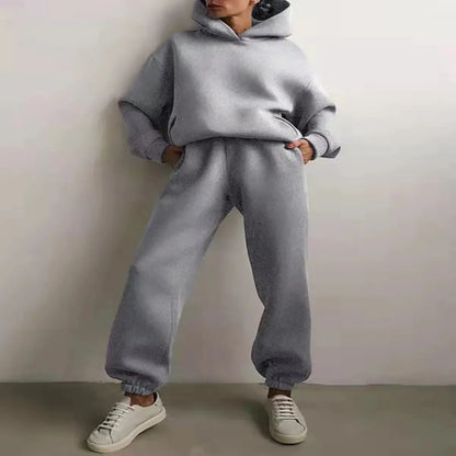 Women's Casual Hooded Sweater Tracksuit
