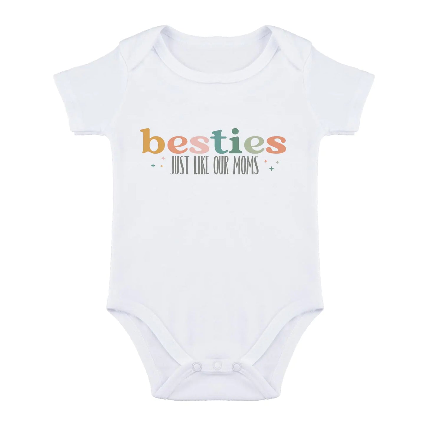 SproutJoy Besties Just Like Our Moms Baby Bodysuit Best Friend Baby Bodysuit Mom Besties Baby Romper Baby Clothes 6M