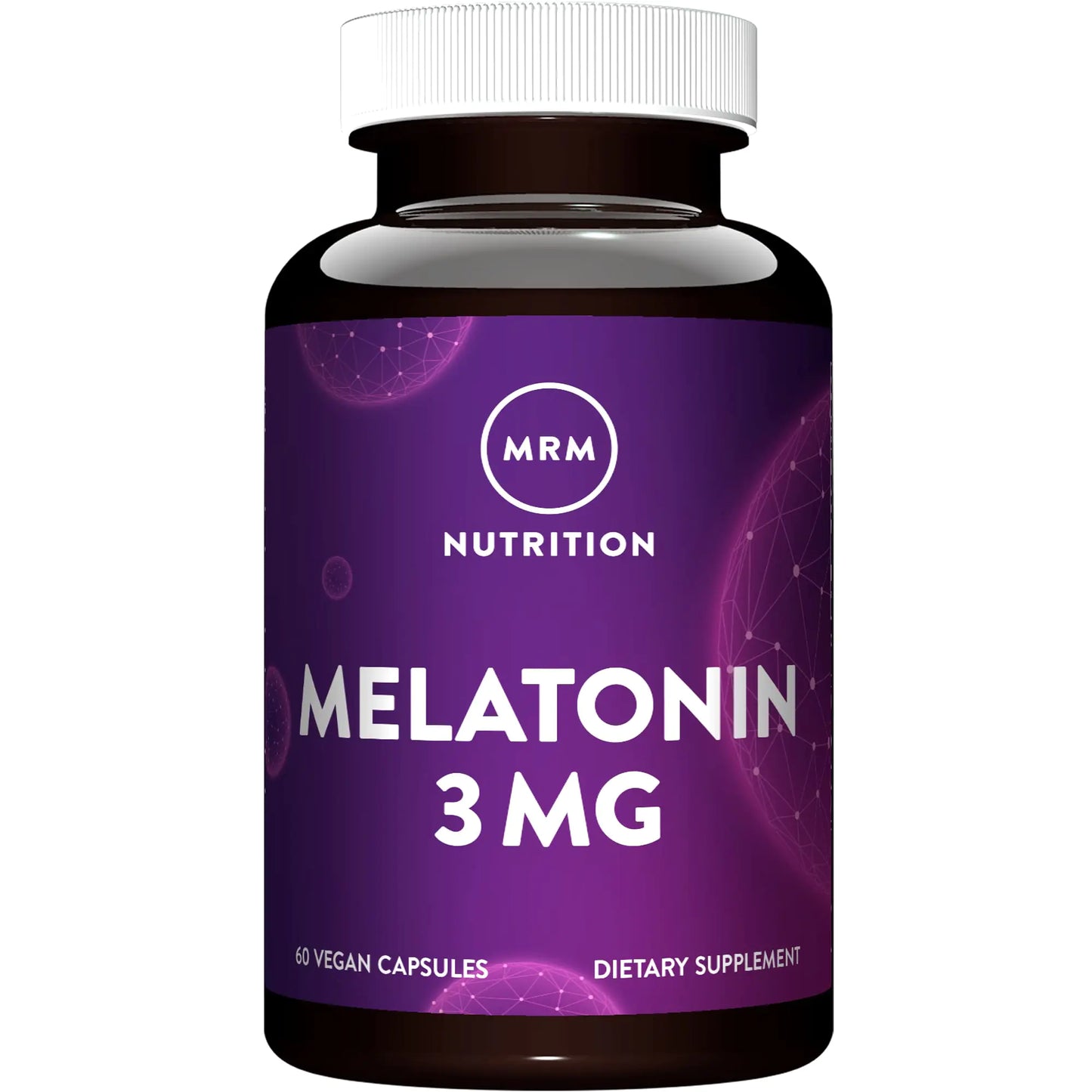 MRM - Melatonin 3mg Purity Assured by HPLC 60 Vcaps