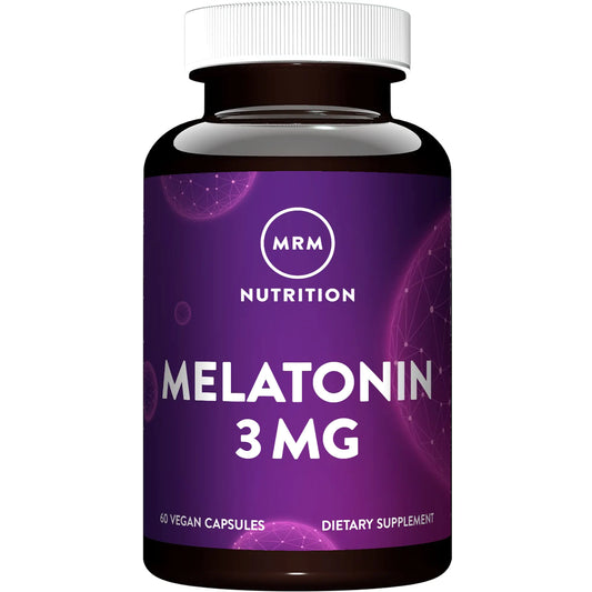 MRM - Melatonin 3mg Purity Assured by HPLC 60 Vcaps