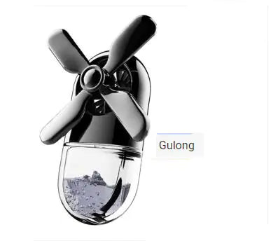 Car Air Vent Perfume Fan with Lasting Fragrance Decor