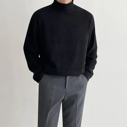 Thickened Versatile Cotton Solid T-Shirt for Men