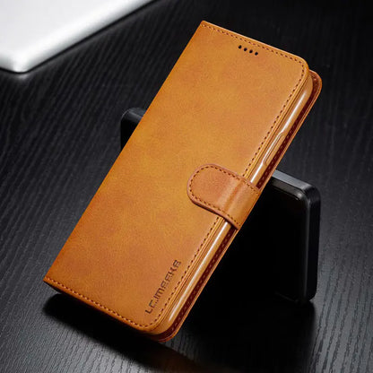Leather Wallet Card Case for Mobile Phones