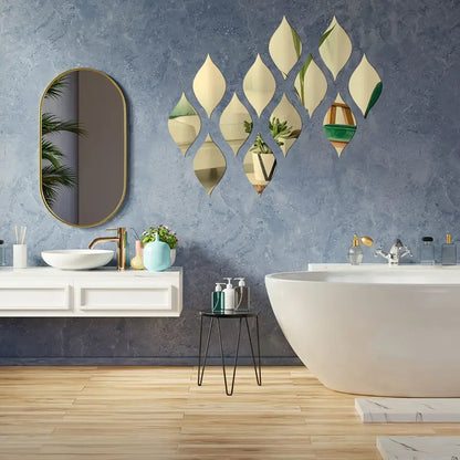 Water Drop Mirror Stickers